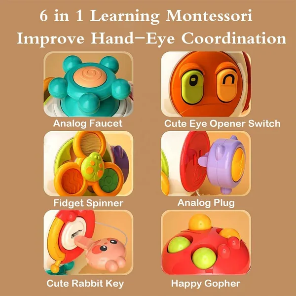 Handheld Busy-Board Activity Cube - product view 5