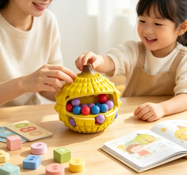 Durian-Shape Rotating Bead Puzzle - product view 6