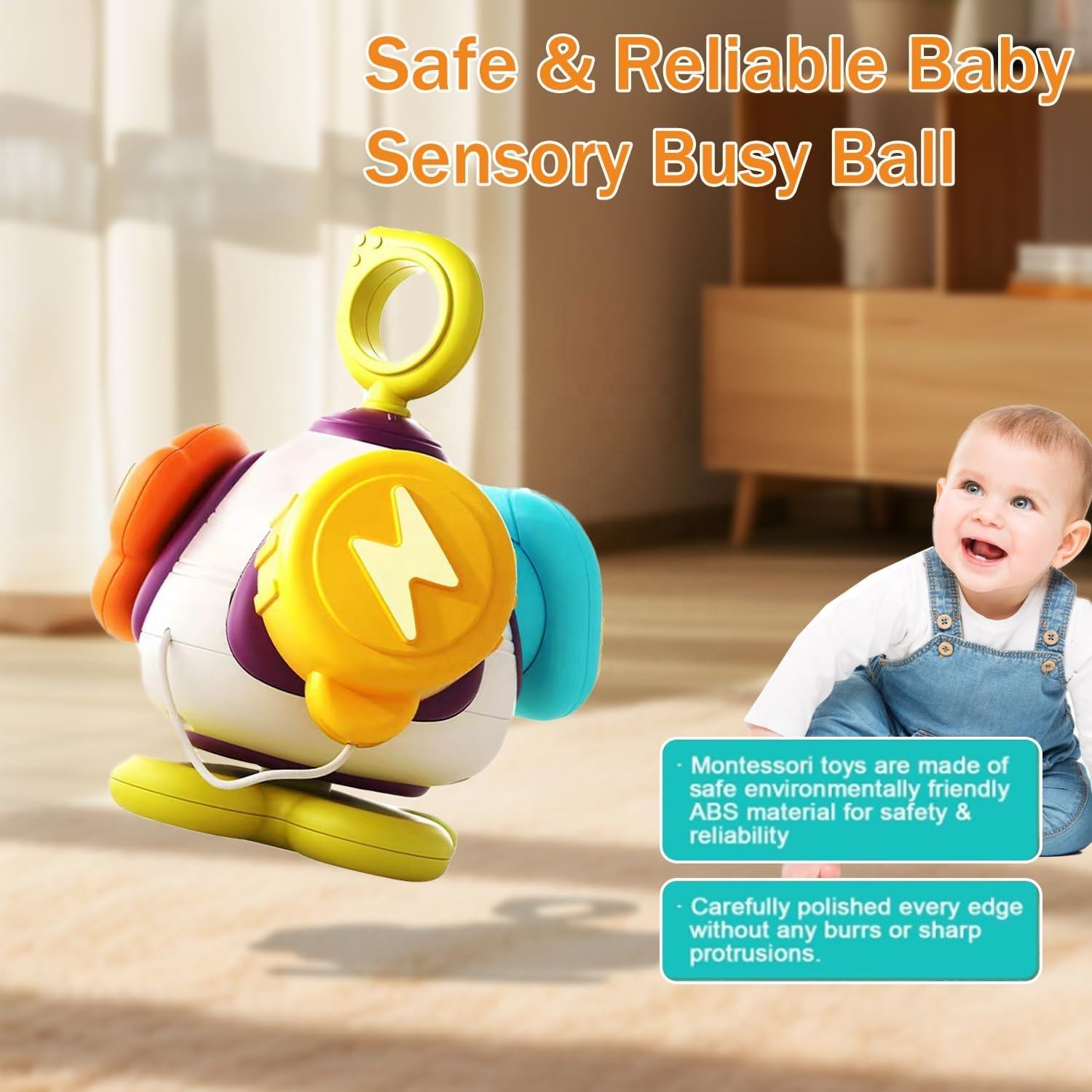 Travel Activity Cube with Busy-Board Features - product view 4