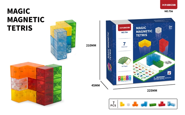 7-Piece Puzzle Cube with Challenge Cards