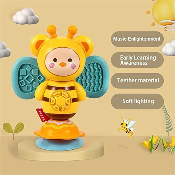 Musical Suction-Cup Activity Spinner - product view 4
