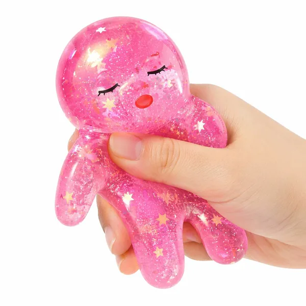 Glitter Figure Squeeze Toy