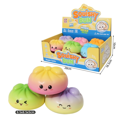 Gradient Mini Bun Squishy - Display Pack