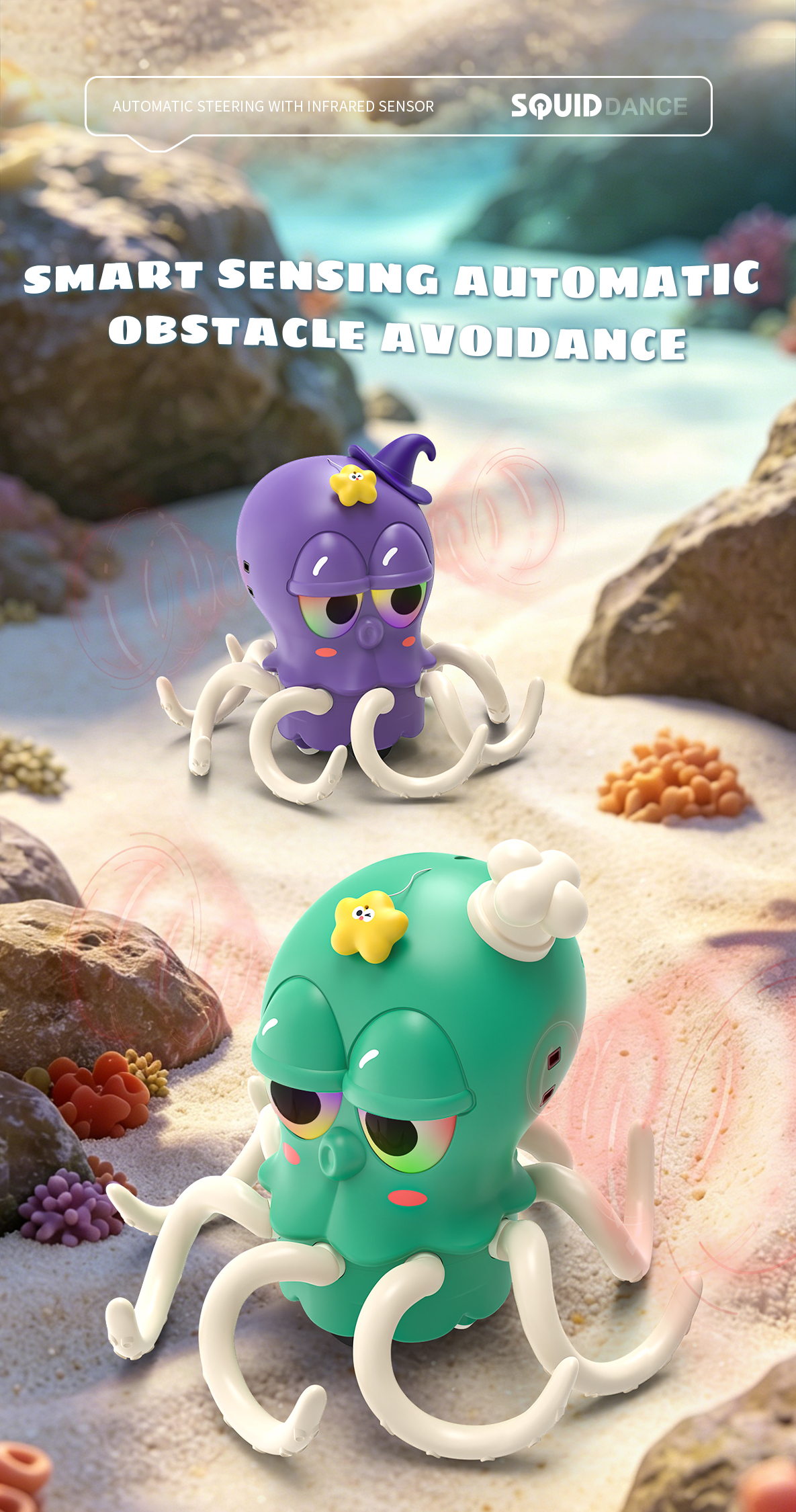 Electric Dancing Squid - Second-Generation Design - product view 3