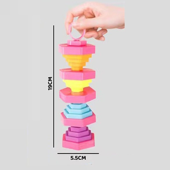 Stacking Fidget Toy - 16-Piece Display