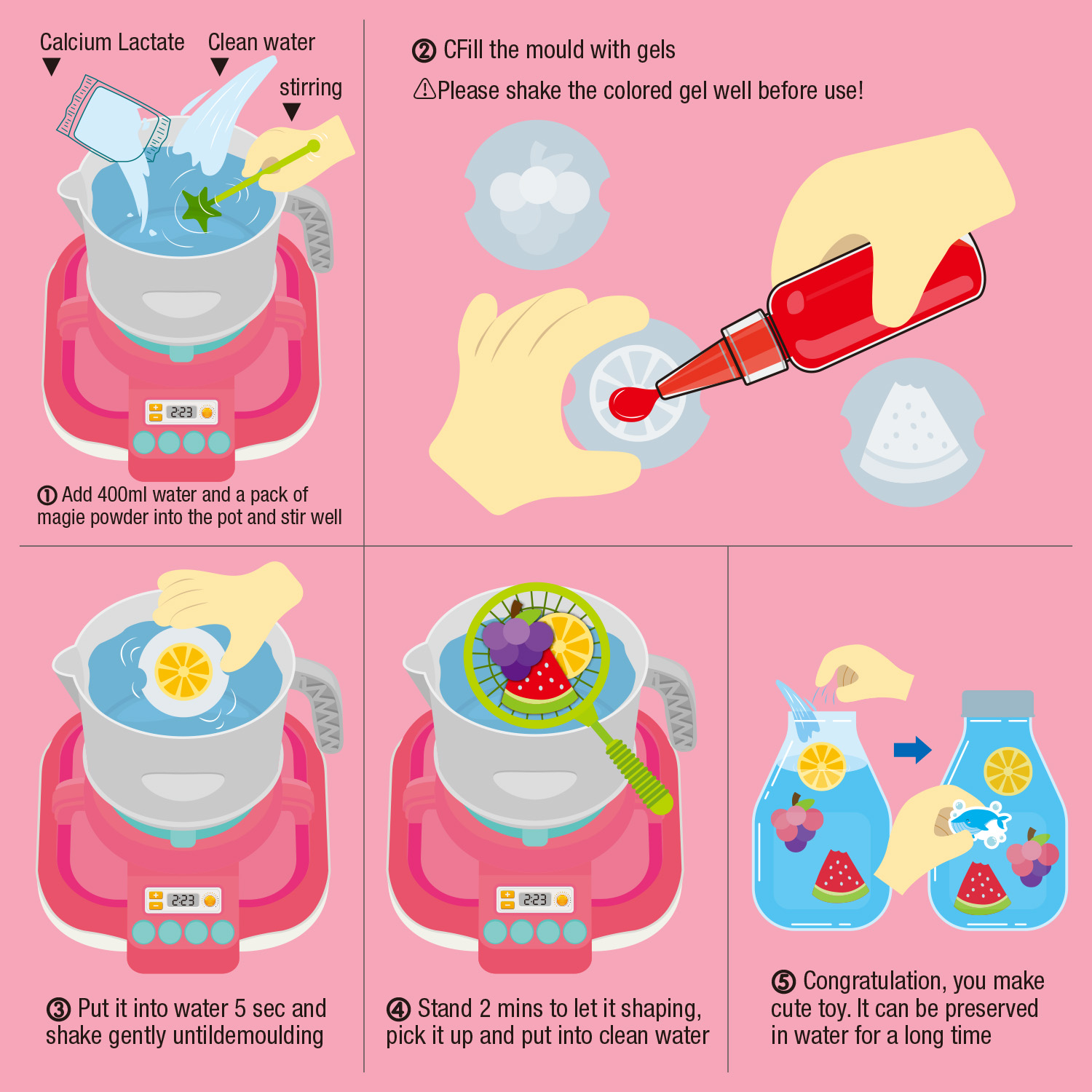 Water Elf DIY Shape-Making Play Set - product view 12