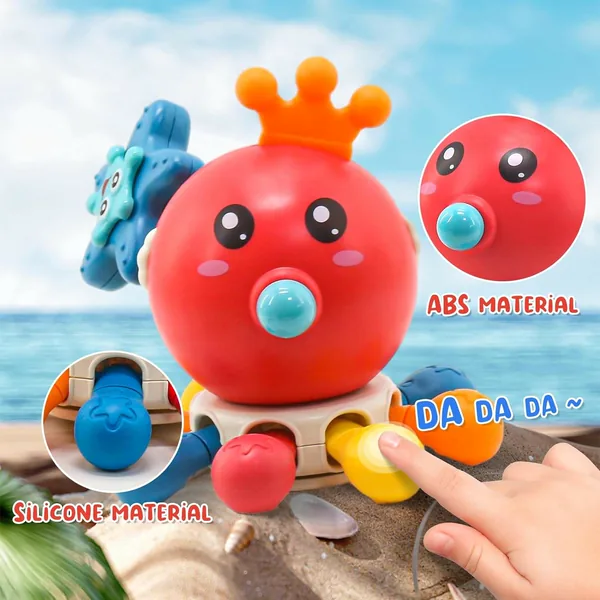 Octopus Pull-String Activity Toy - product view 5