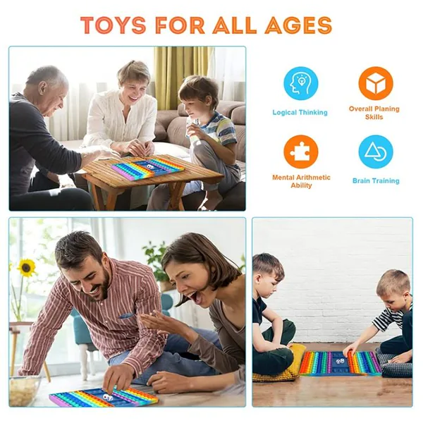 Push-Bubble Silicone Fidget Toy - product view 4