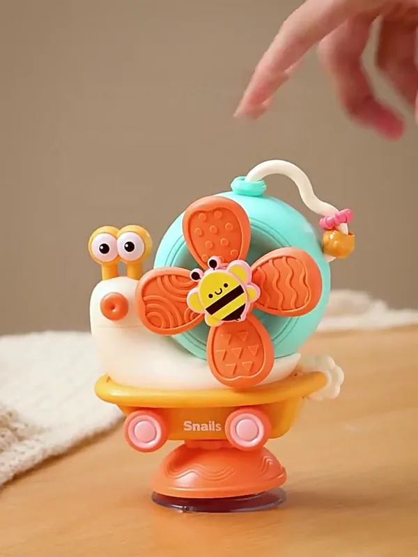 Suction-Cup Spinning-Top Bath Toy - product view 2