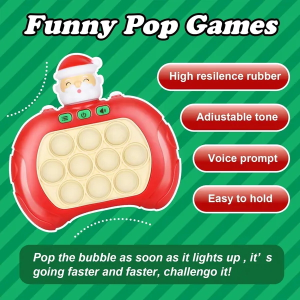 Light-Up Push-Bubble Handheld Game - product view 4