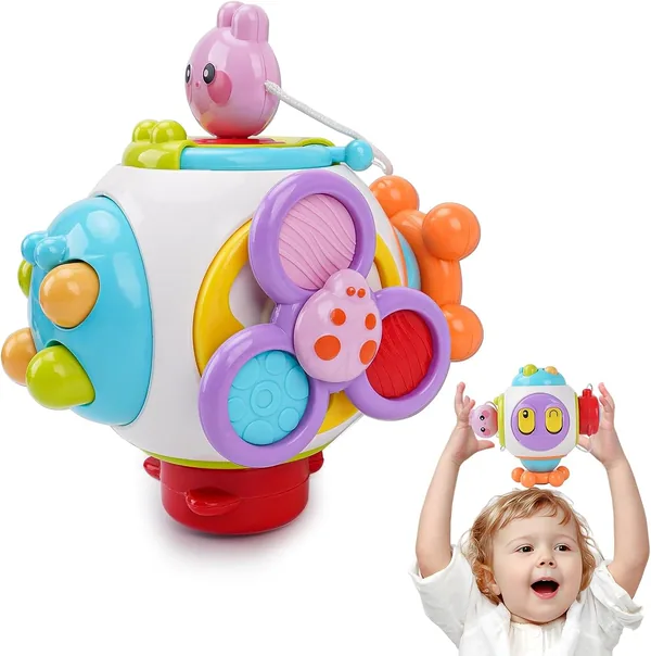 Handheld Busy-Board Activity Cube - product view 11