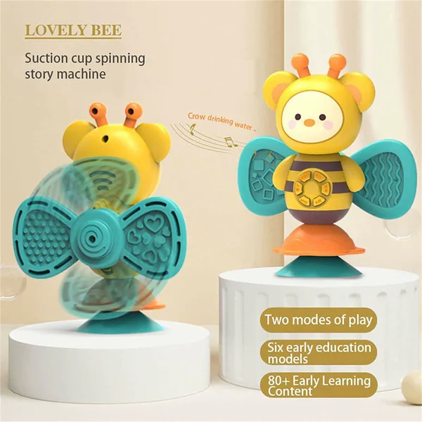 Musical Suction-Cup Activity Spinner - product view 2