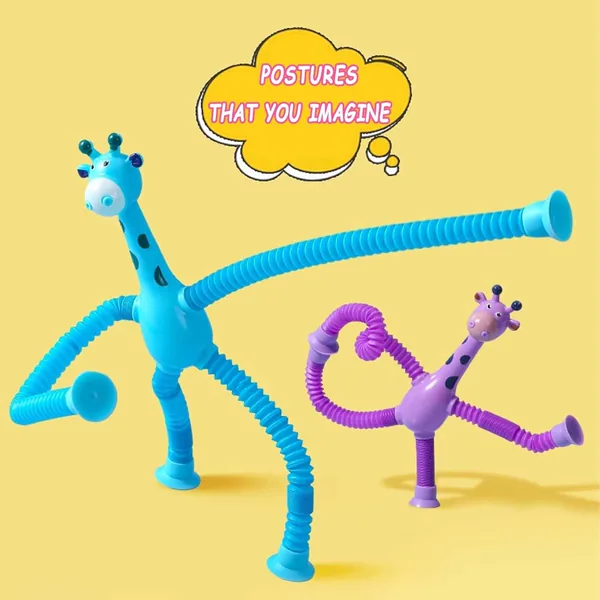 Telescopic Giraffe Fidget with Suction Cups - product view 2