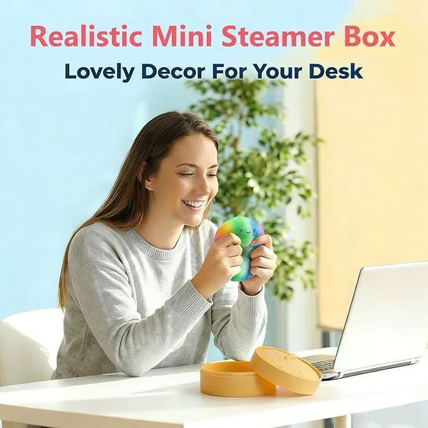 Color Dumpling Squeeze Toys with Steamer Pack - product view 2