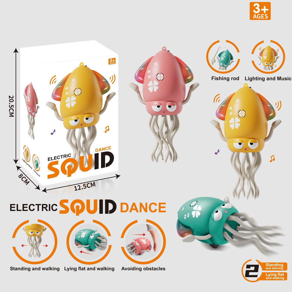 Linked-Chain Dancing Squid Toy - product view 3