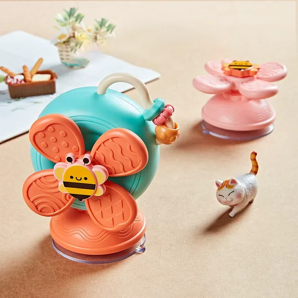 Suction-Cup Spinning-Top Bath Toy - product view 4