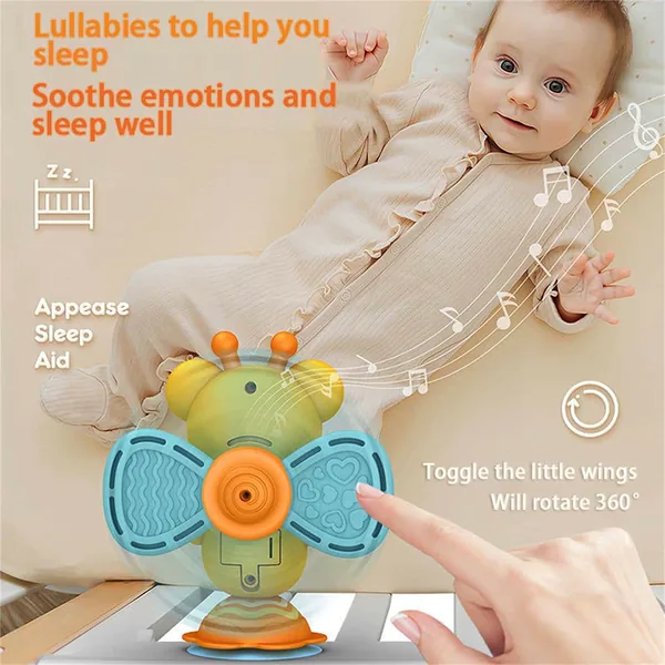Musical Suction-Cup Activity Spinner - product view 5