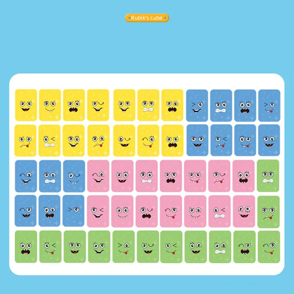 Expression-Matching Plastic Block Puzzle - product view 5