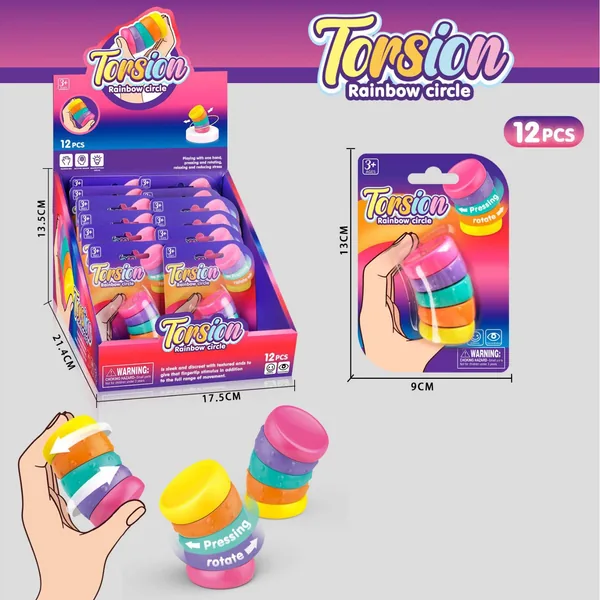 Twist-and-Spin Fidget - 24-Piece Display - product view 3