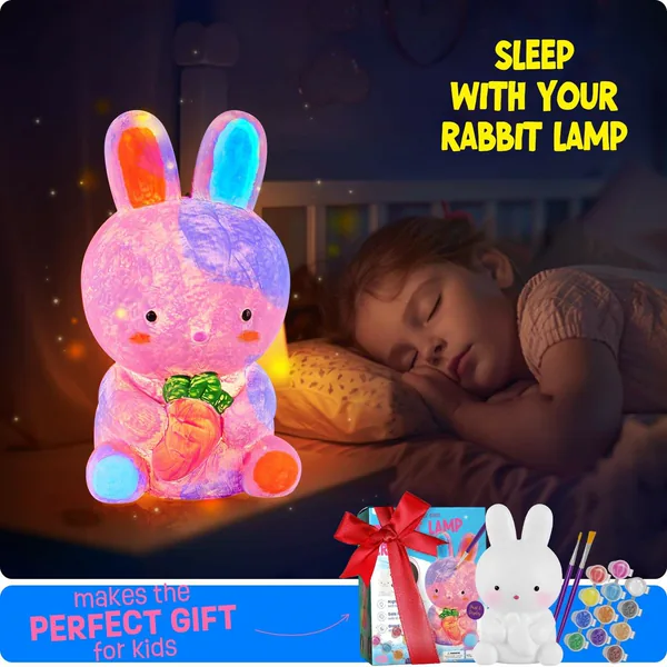 Paint-Your-Own Bunny Night Light Kit - product view 4
