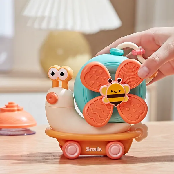 Suction-Cup Spinning-Top Bath Toy - product view 6