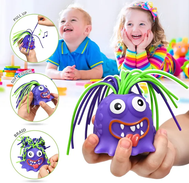 Hair-Pull Screaming Character Fidget - product view 6