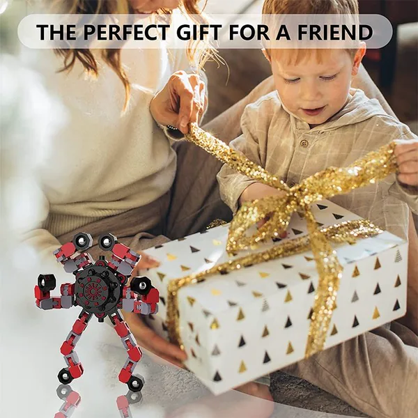Transforming Robot Finger Spinner - product view 6