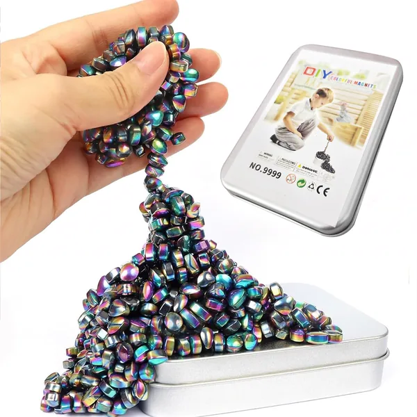 Rainbow Magnetic Construction Set - 510 Magnets