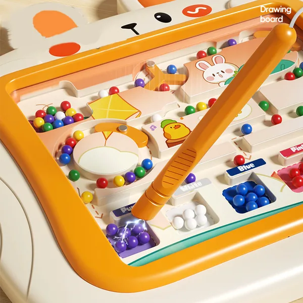 Rabbit-Theme Magnetic Color & Number Maze - product view 6