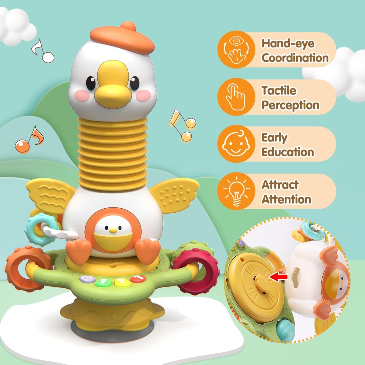 Goose-Theme Tabletop Turning Game - product view 4
