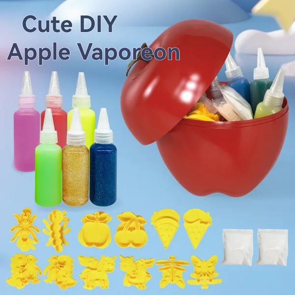 Apple-Theme Water Elf DIY Squishy Kit - product view 3