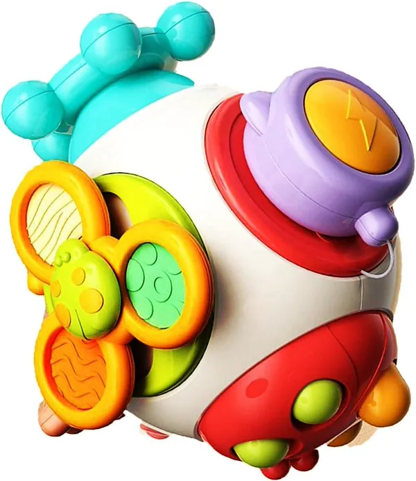 Handheld Busy-Board Activity Cube
