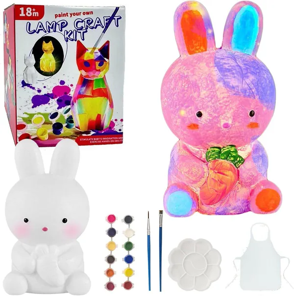 Paint-Your-Own Bunny Night Light Kit - product view 5
