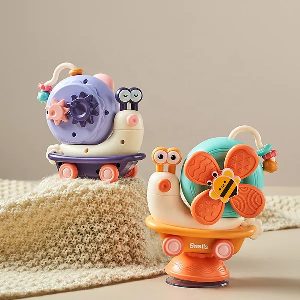 Suction-Cup Spinning-Top Bath Toy