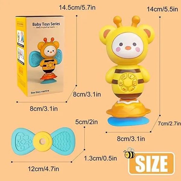 Musical Suction-Cup Activity Spinner - product view 3