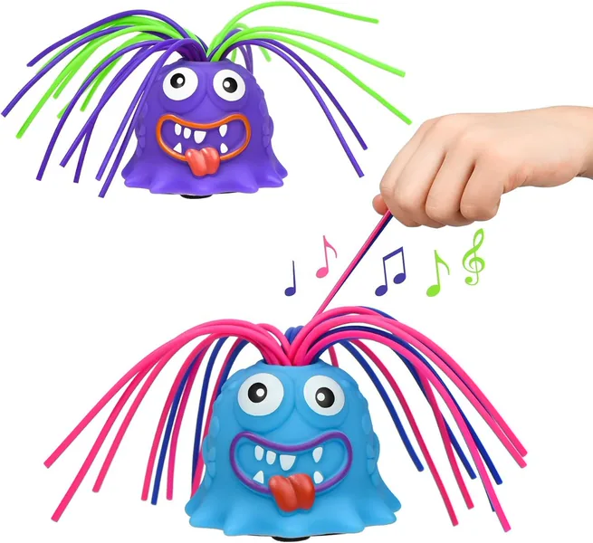 Hair-Pull Screaming Character Toy - Halloween Design - product view 20