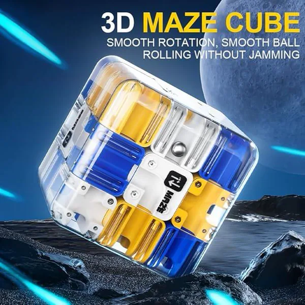 Large Rolling-Ball Labyrinth Cube - product view 3