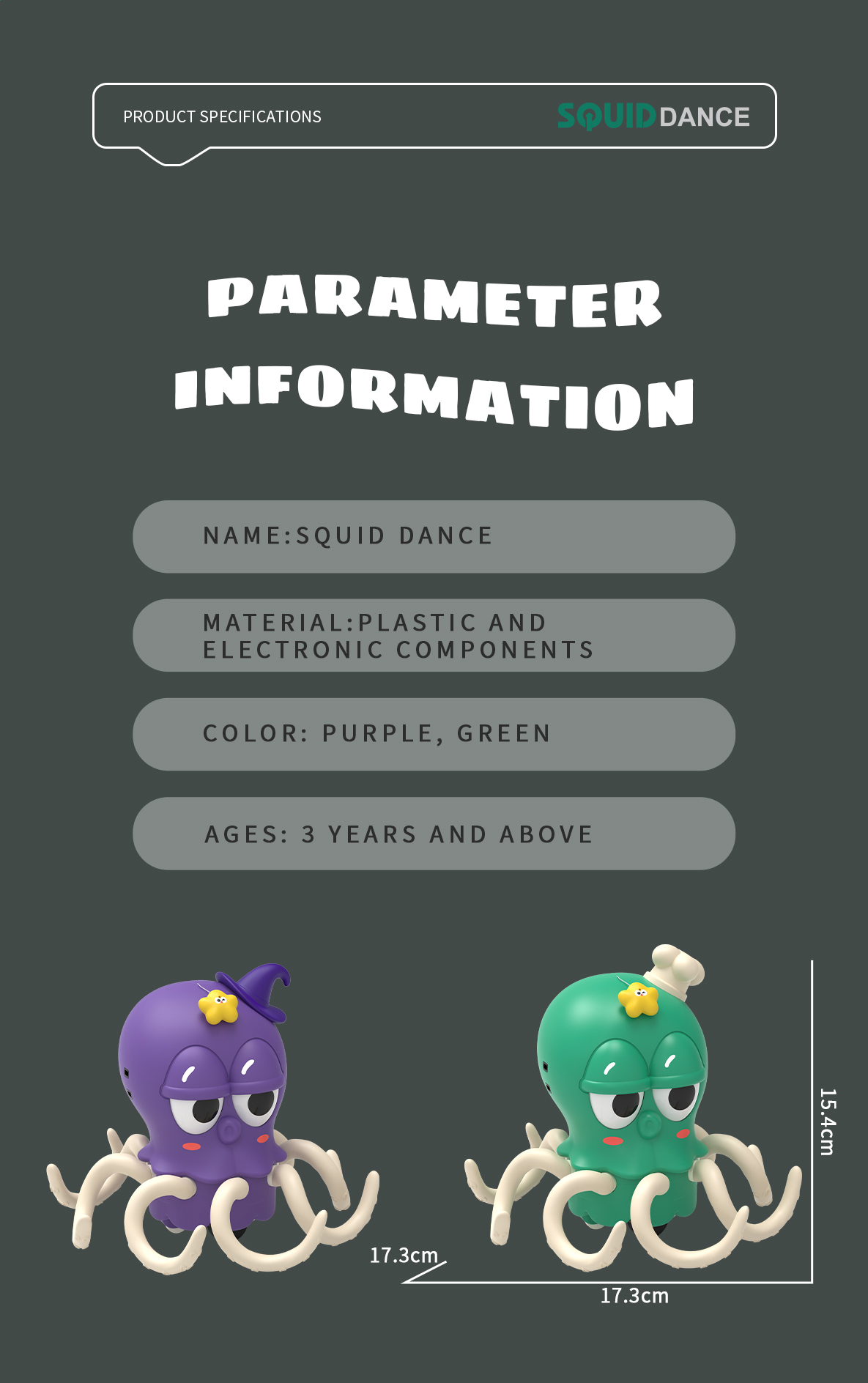 Electric Dancing Squid - Second-Generation Design - product view 7
