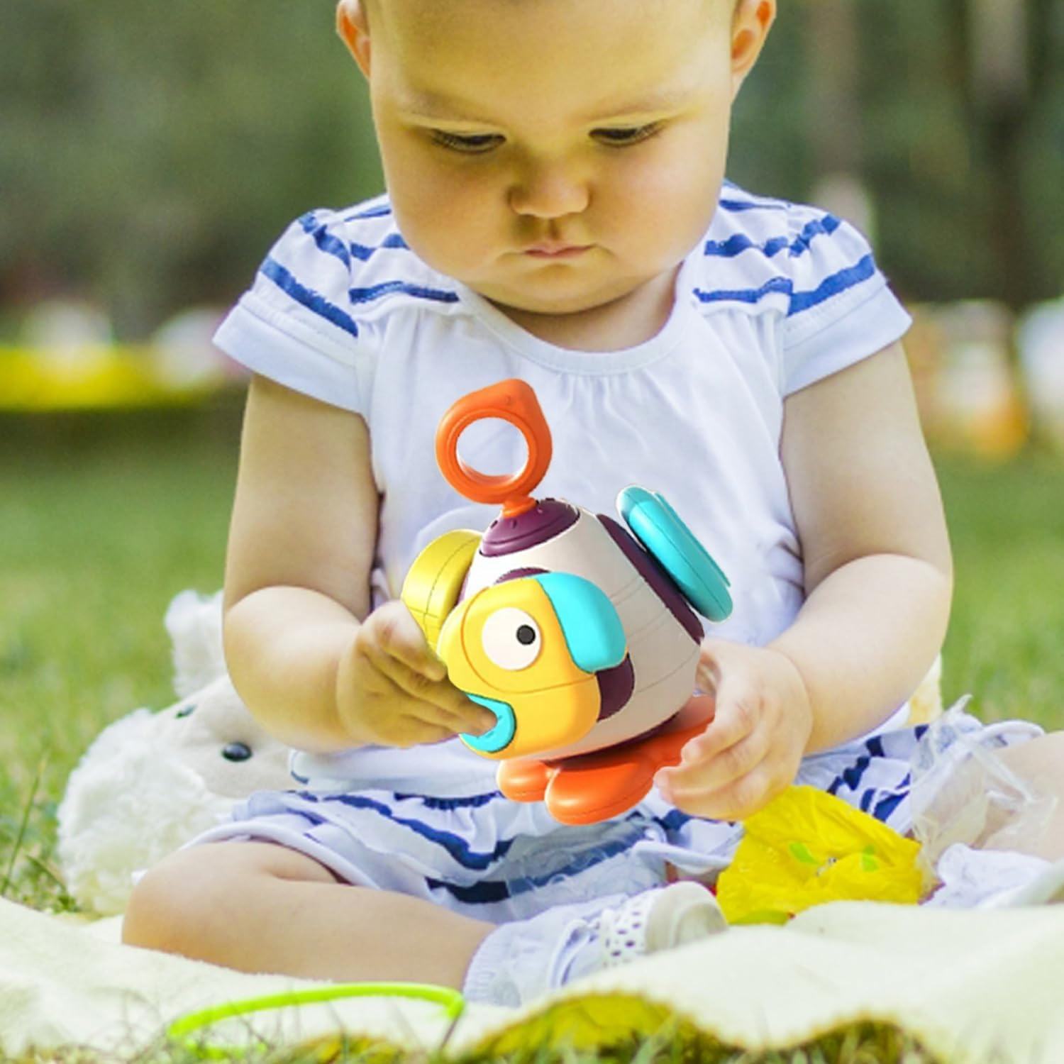 Travel Activity Cube with Busy-Board Features - product view 2