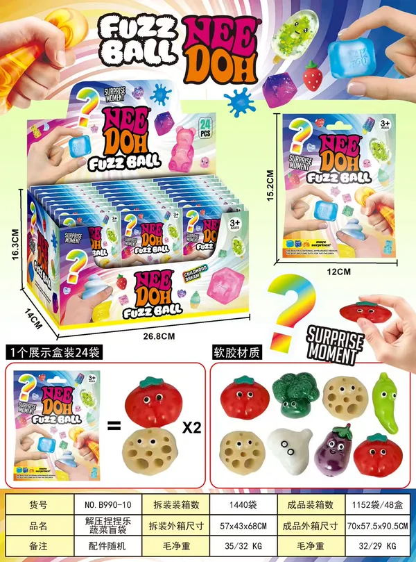 Fruit-Shape Squeeze Toy Assortment