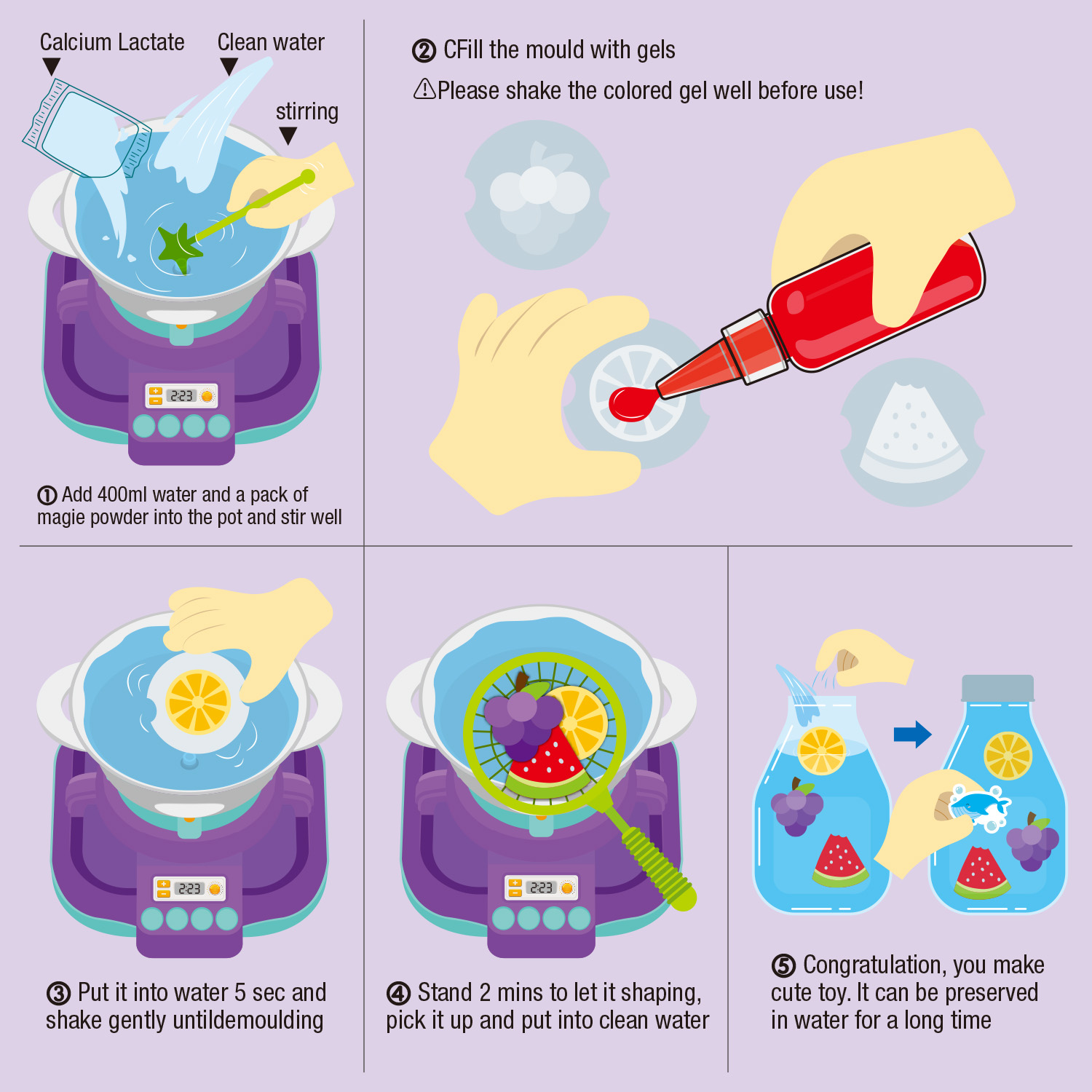 Water Elf DIY Shape-Making Play Set - product view 5