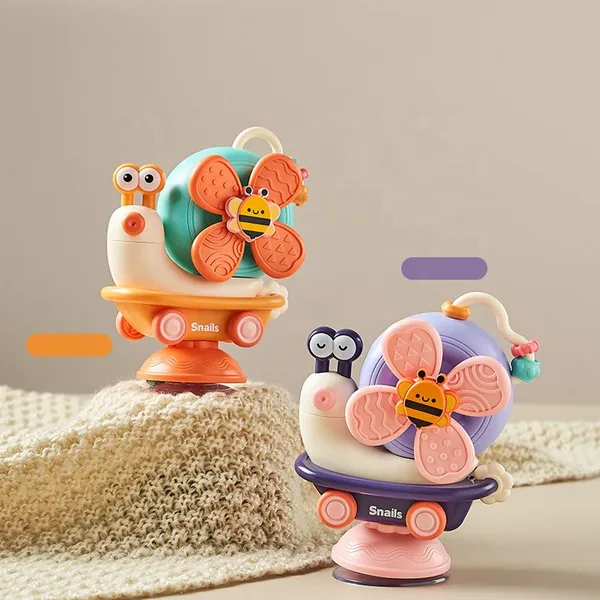 Suction-Cup Spinning-Top Bath Toy - product view 5