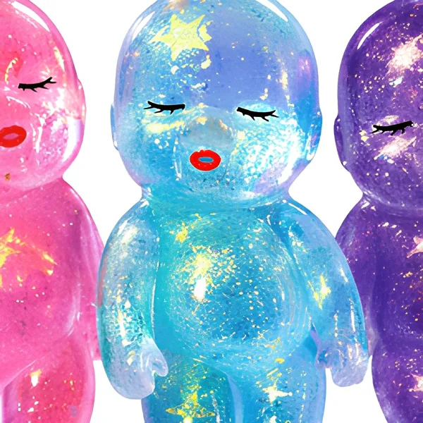 Glitter Figure Squeeze Toy - product view 4