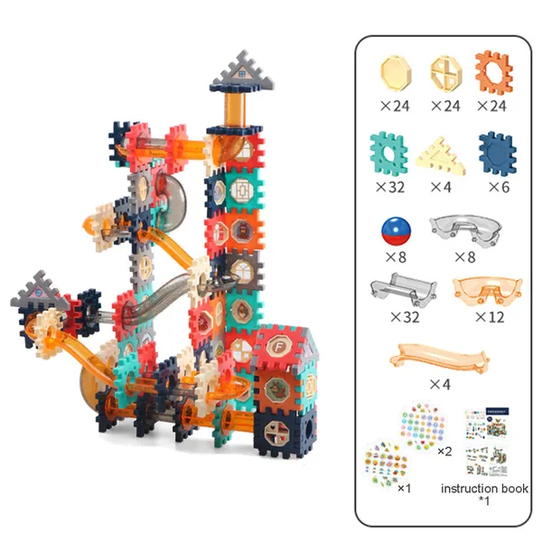 182-Piece Marble Run Construction Kit - product view 6