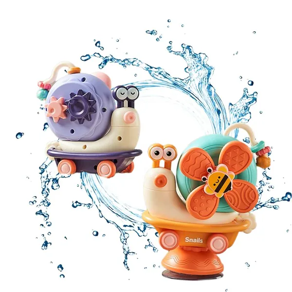 Suction-Cup Spinning-Top Bath Toy - product view 3