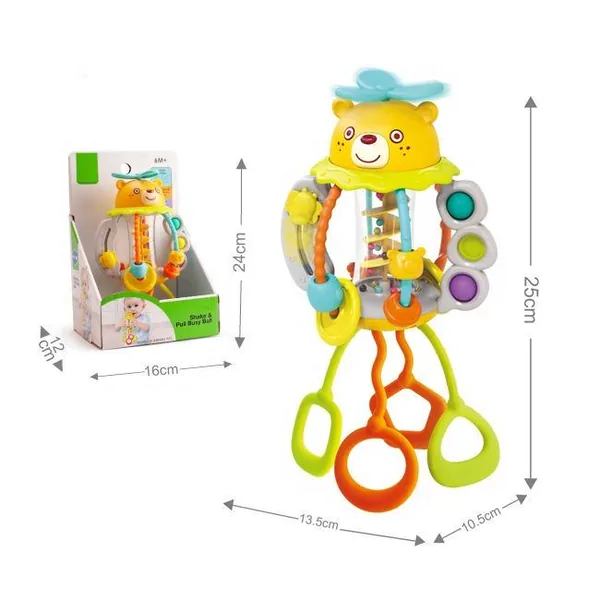 Pull-String Activity Ball with Pop Bubbles - product view 4
