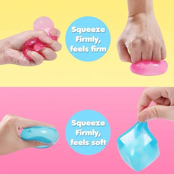 Square Ice-Cube Squeeze Toy - 7.5 cm - product view 2