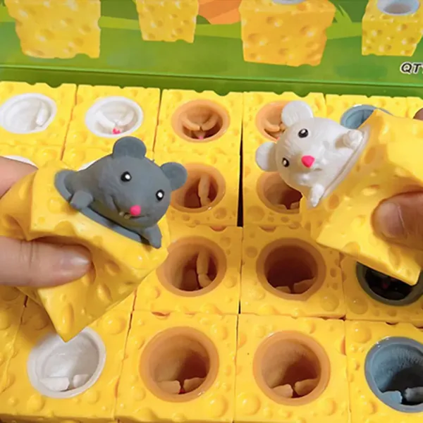 Mouse-in-Cheese Hide-and-Seek Squeeze Toy