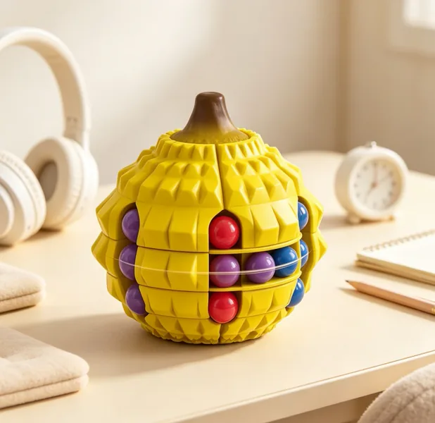 Durian-Shape Rotating Bead Puzzle - product view 5
