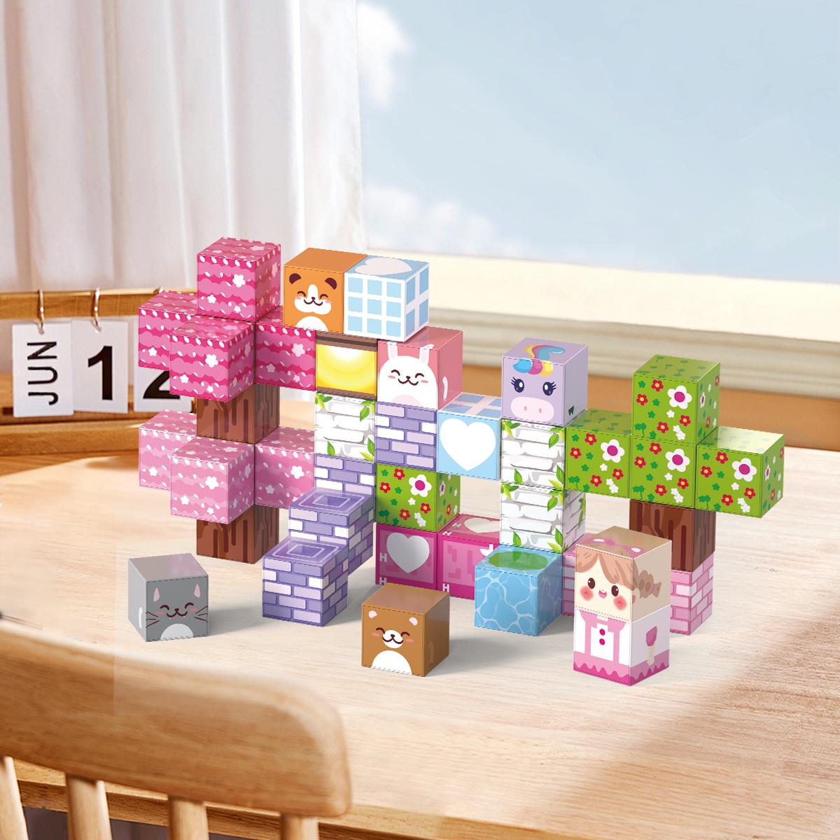 40-Piece Magnetic Cube Set - 20 mm Blocks - product view 3